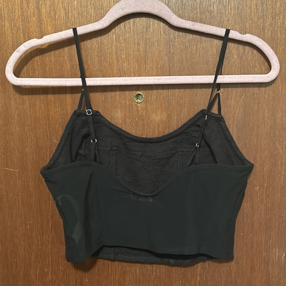 NWOT Free People Lace Corset Inspired Tank - Picture 5 of 9